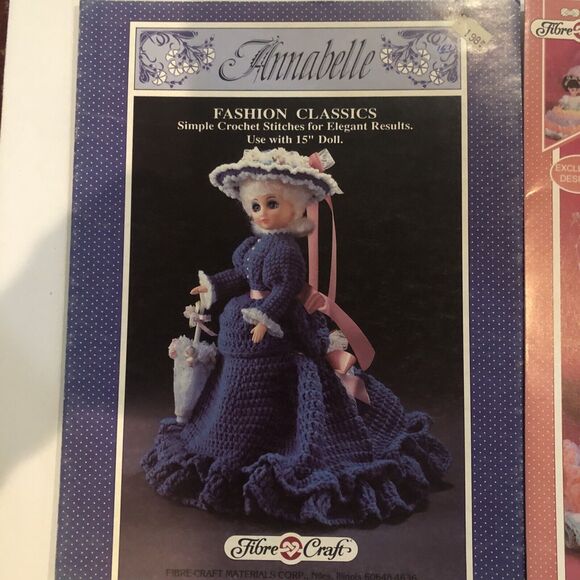 4 Crochet Patterns: Annabelle, Marissa, Amy, Erin - Picture 2 of 5